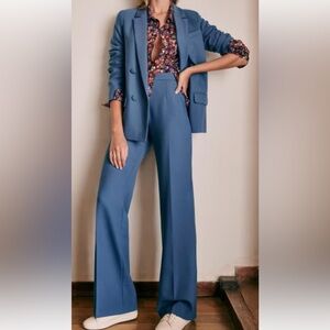 Sezane Christie Jacket Vintage Blue